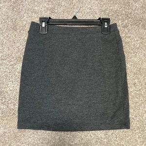 Forever 21 Gray Bodycon Miniskirt